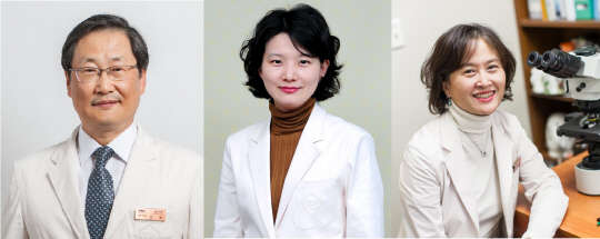 김성(왼쪽부터), 이지연, 김경미 교수
